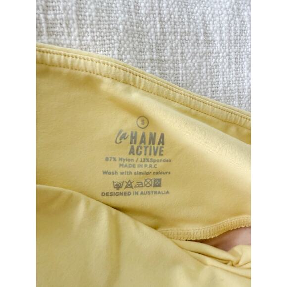LAHANA Active | Archer Biker Short in Butter Yellow | Sz S - Picture 7 of 7